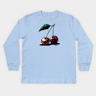 Pair O' Cherries - Buddies Kids Long Sleeve T-Shirt